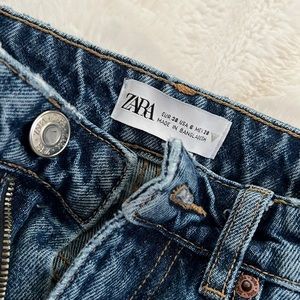 zara denim mom jeans